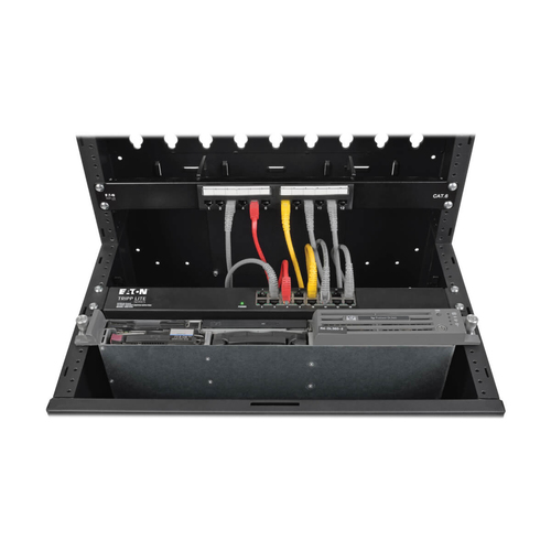 Tripp Lite SRWF12U38 SmartRack 12U Low-Profile Vertical-Mount Wall-Mount Small Server Rack Enclosure