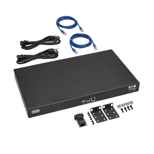 Tripp Lite B098-048 48-Port Console Server, USB Ports (2) - Dual GbE NIC, 16 Gb Flash, SD Card, Desktop/1U Rack, TAA