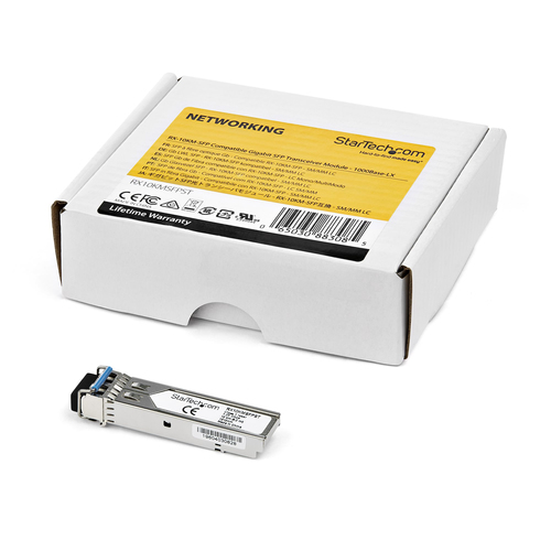 StarTech.com Juniper RX-10KM-SFP Compatible SFP Module - 1000BASE-LX - 1GbE Single/Multi Mode Fiber Optic Transceiver - 1GE Gigabit Ethernet SFP - LC 10km - 1310nm - DDM