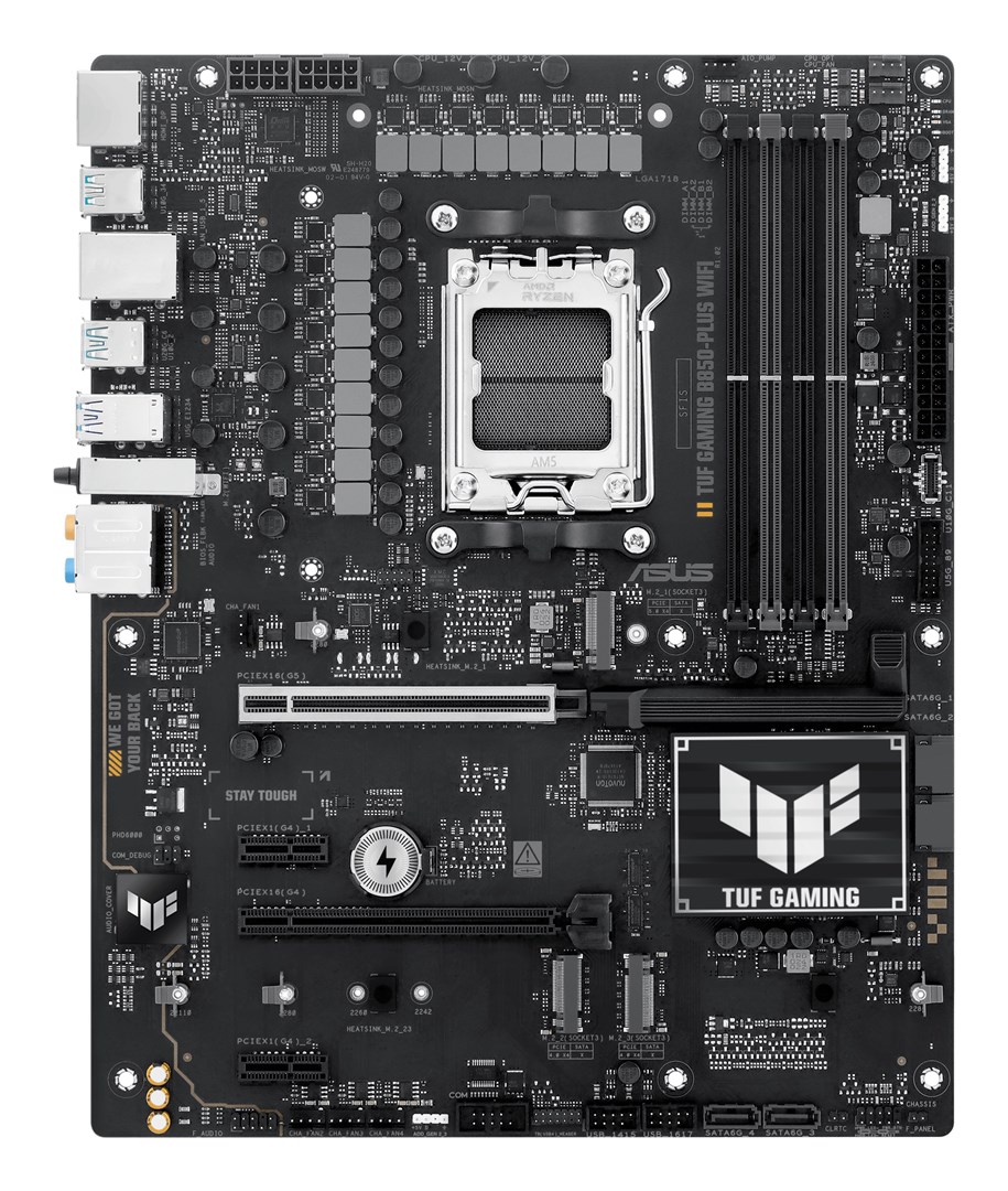 ASUS TUF GAMING B850-PLUS WIFI AMD B850 Socket AM5 ATX