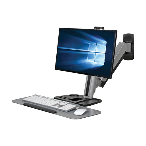 Tripp Lite WWSS1332W WorkWise Wall-Mounted Workstation, Single Display