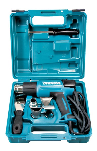 Makita HG6031VK heat gun 500 l/min 600 °C 1800 W Black  Blue