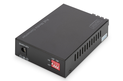 Digitus Gigabit PoE media converter, RJ45 / SC, MM, PSE