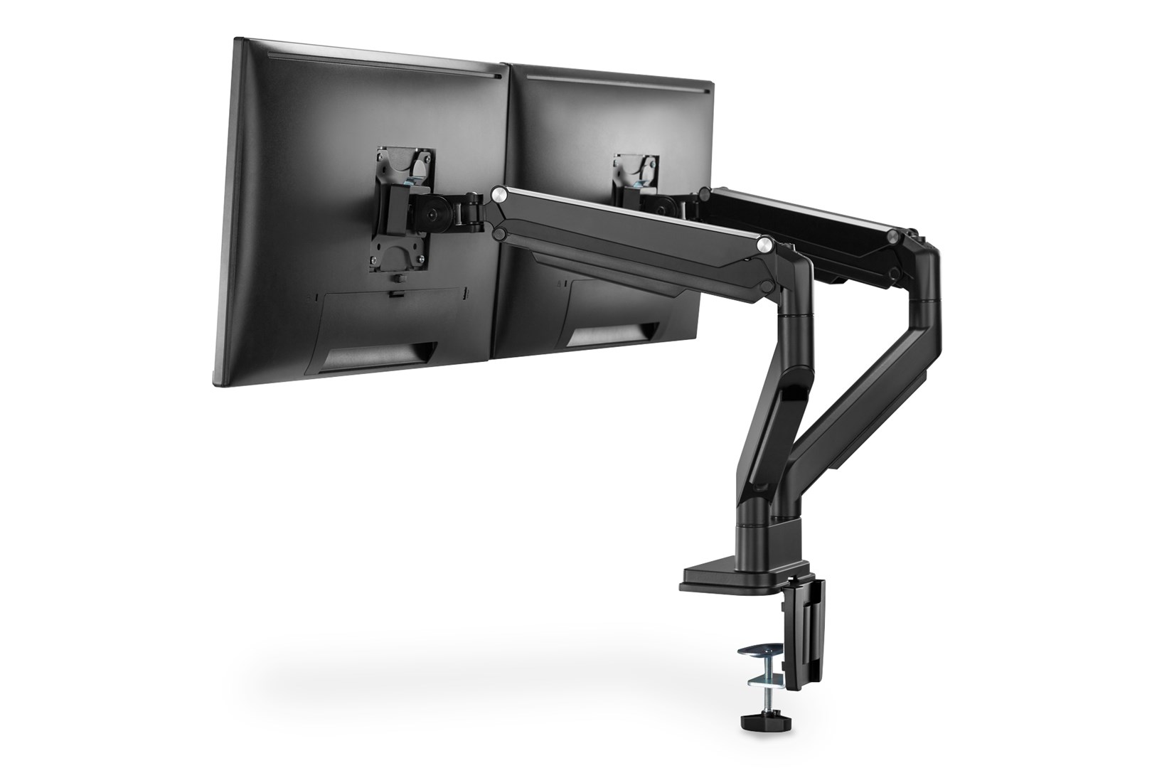 Digitus Universal Dual Monitor Mount with Gas Spring and Clamp Mount