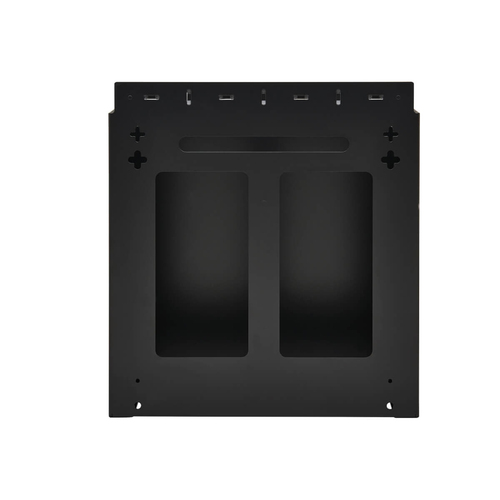 Tripp Lite SRWO4UBRKT SmartRack 4U Low-Profile Vertical-Mount Vented Wall-Mount Mini Rack Enclosure, Black