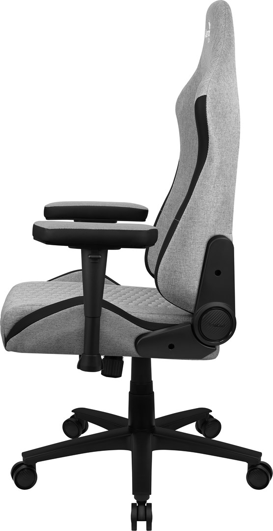 Aerocool CROWNASHGR  Ergonomic Gaming Chair  Adjustable Cushions  AeroWeave Technology  Grey