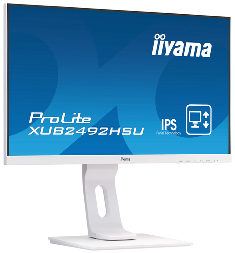 iiyama ProLite XUB2492HSU-W1-STD computer monitor 60.5 cm (23.8") 1920 x 1080 pixels Full HD LED White
