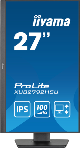 iiyama ProLite XUB2792HSU-B6-STD computer monitor 68.6 cm (27") 1920 x 1080 pixels Full HD LED Black