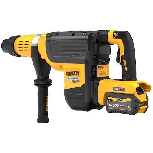 54V XR FLEXVOLT SDS-MAX 52mm 2 x 9Ah Rotary Hammer