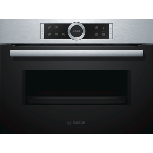 Bosch Serie 8 CFA634GS1 microwave Black, Stainless steel Built-in 36 L 900 W