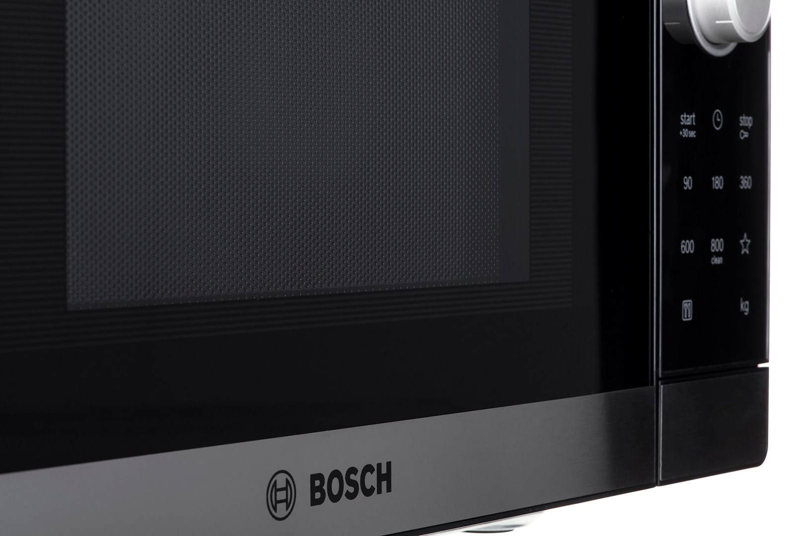 Bosch Serie 2 FFL023MS2 microwave Black, Stainless steel Solo microwave Countertop 20 L 800 W