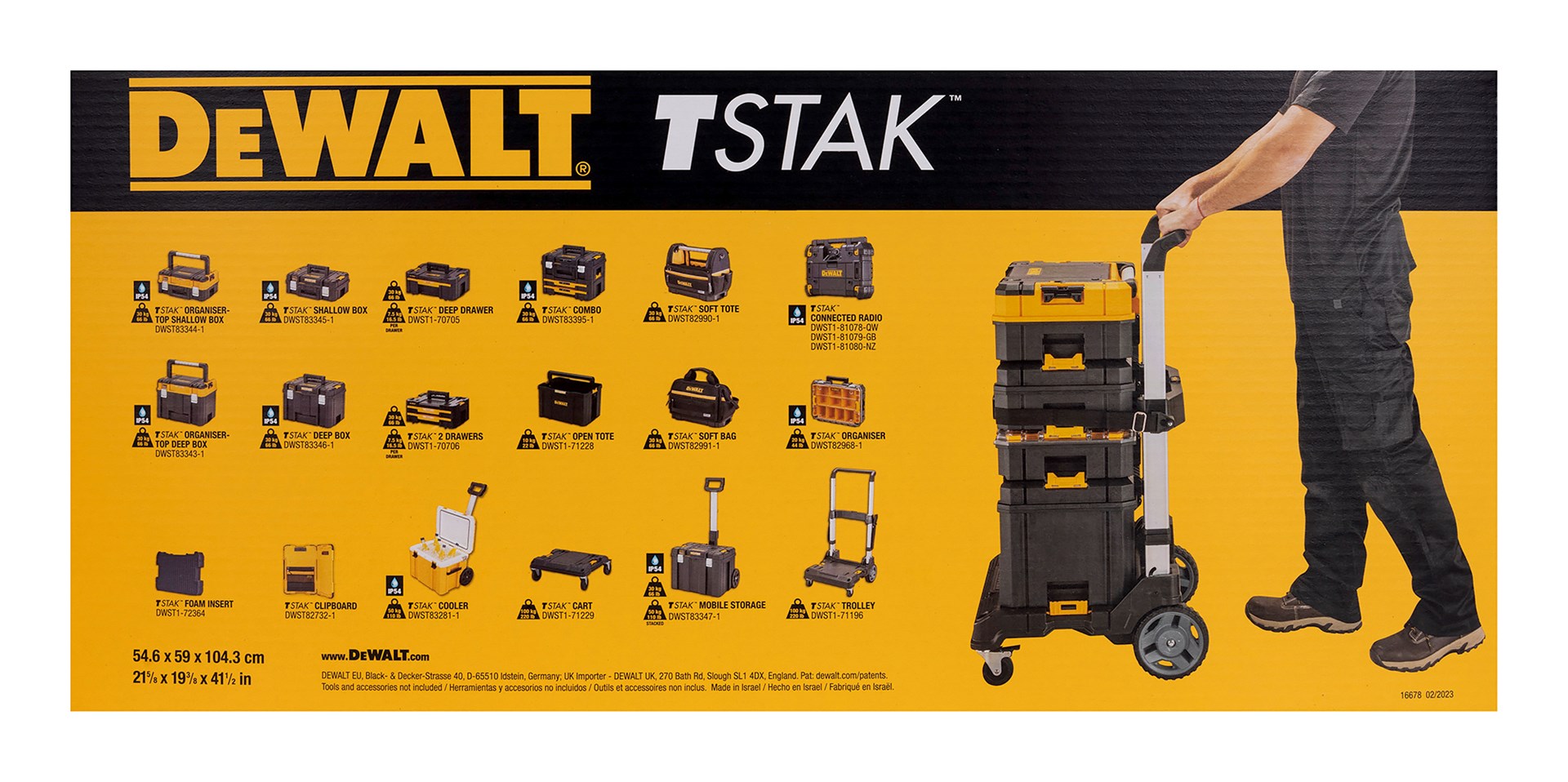 DeWALT DWST1-71196 hand truck Metal Plastic Flatbed trolley
