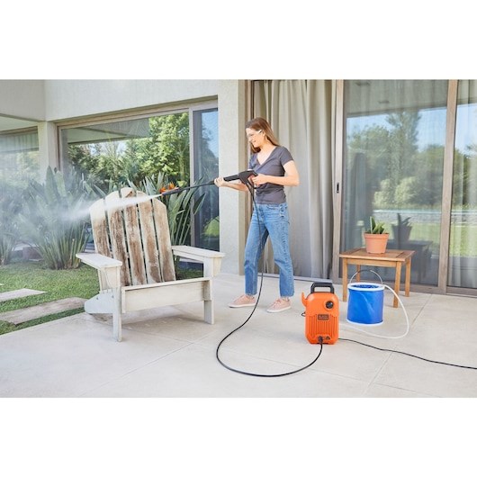 Black & Decker BEPW1300-QS pressure washer Compact Electric 312 l/h Orange