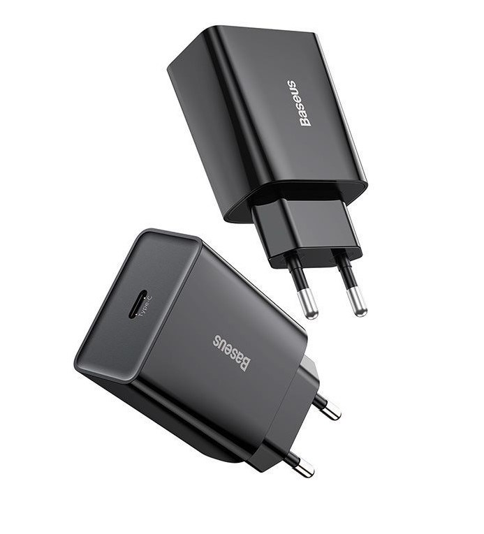 Baseus Speed Mini Smartphone Black AC Fast charging Indoor