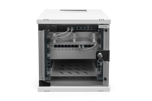 Digitus SOHO Pro wall-mounted enclosure - 254 mm (10") - 315x300 mm (WxD)