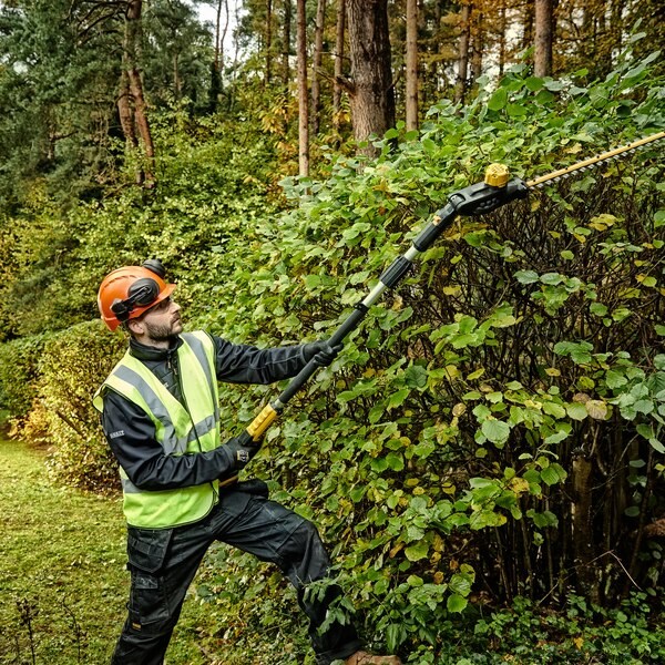 18V XR Pole Shears 55  Boom up to 3.35m  Cardboard