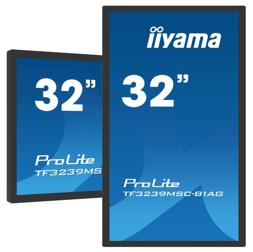 iiyama ProLite TF3239MSC-B1AG-STD computer monitor 80 cm (31.5") 1920 x 1080 pixels Full HD LED Touchscreen Multi-user Black