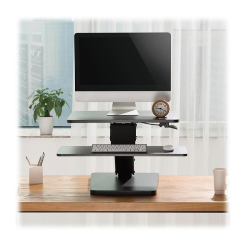 Tripp Lite WWSSDTAM Safe-IT Adjustable-Height Sit-Stand Desktop Workstation, Antimicrobial Protection