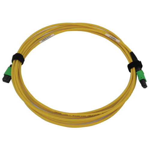 Tripp Lite N390B-03M-12-AP 40/100G Singlemode 9/125 OS2 Fiber Optic Cable (12F MTP/MPO-APC F/F), LSZH, Yellow, 3 m (9.8 ft.)