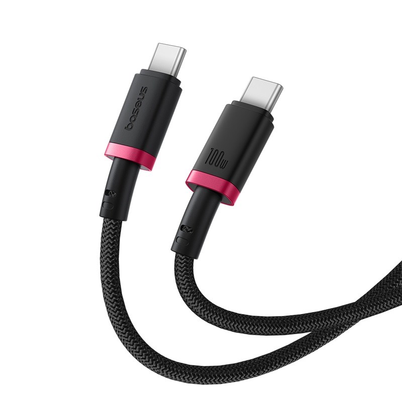 Baseus Dura Type C to Type C 100 W fast charging cable 1 m Black Red