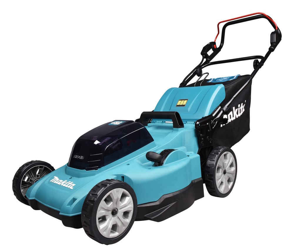 Makita DLM480Z lawn mower Push lawn mower Battery Black  Turquoise