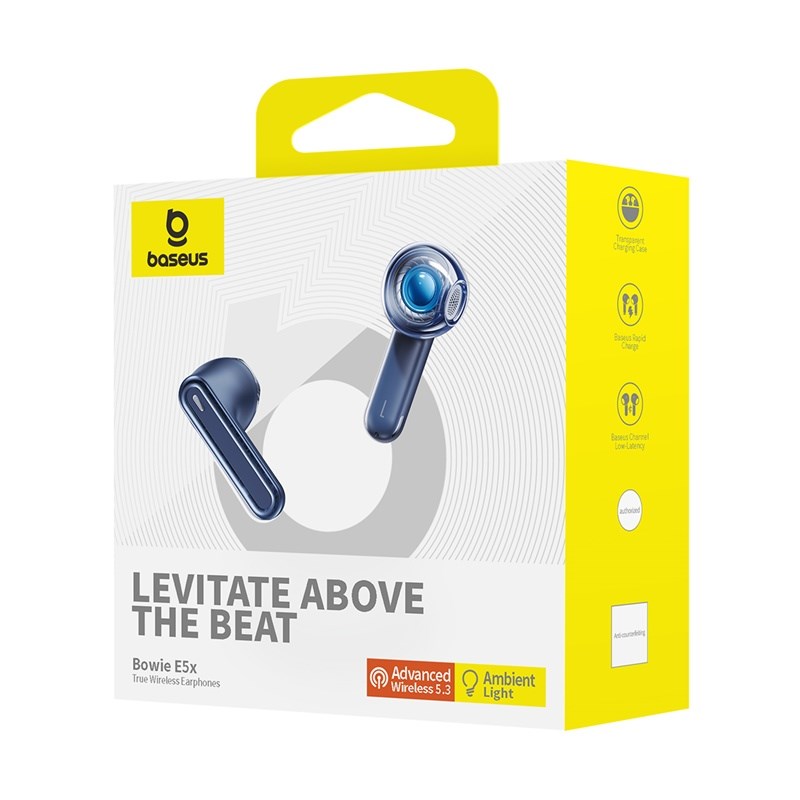 Baseus Bowie E5X True Wireless Stereo (TWS) Headset In-Ear Blue