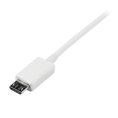 StarTech.com 2m White Micro USB Cable - A to Micro B