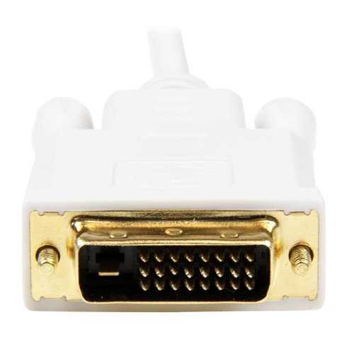 StarTech.com 6 ft Mini DisplayPort to DVI Adapter Converter Cable – Mini DP to DVI 1920x1200 - White