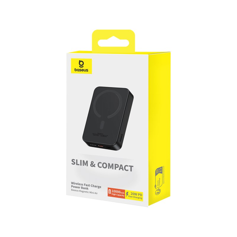 Baseus P10059001113-00 power bank 10000 mAh Wireless charging Black