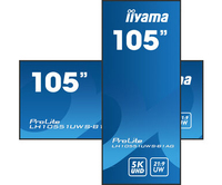 iiyama 105” Professional 5KUW Display for specialised 21:9 panoramic commercial signage