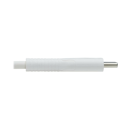 Tripp Lite M102AB-01M-WH Safe-IT USB-C to Lightning Sync/Charge Antibacterial Cable (M/M), MFi Certified, White, 1 m (3.3 ft.)