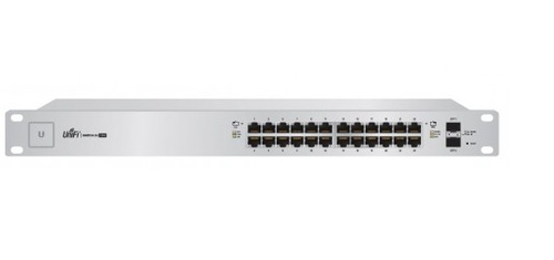 Ubiquiti UniFi US-24-500W network switch Managed Gigabit Ethernet (10/100/1000) Power over Ethernet (PoE) 1U Silver