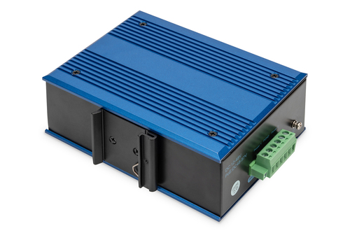 Digitus 8 port Gigabit Ethernet network PoE switch, industrial, unmanaged, 1 SFP uplink switch