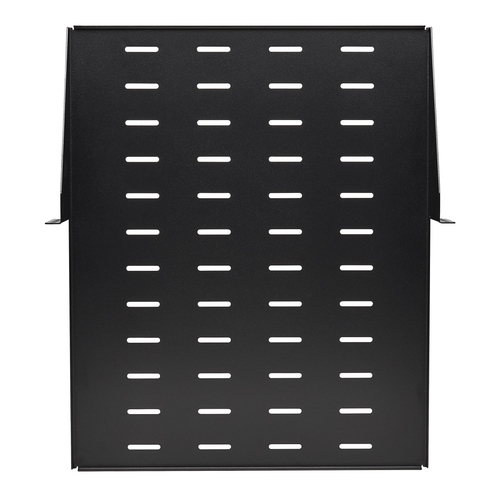 Tripp Lite SRSHELF2PCENTER SmartRack Center-Mounted Steel Rack Shelf - 2U, Vented, 21.5 in. Deep, Holds up to 100 lb. (45 kg)