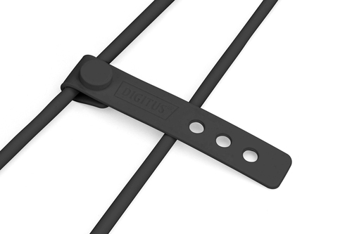 Digitus Lightning silicone connection cable, USB-C - Lightning, 2m, black