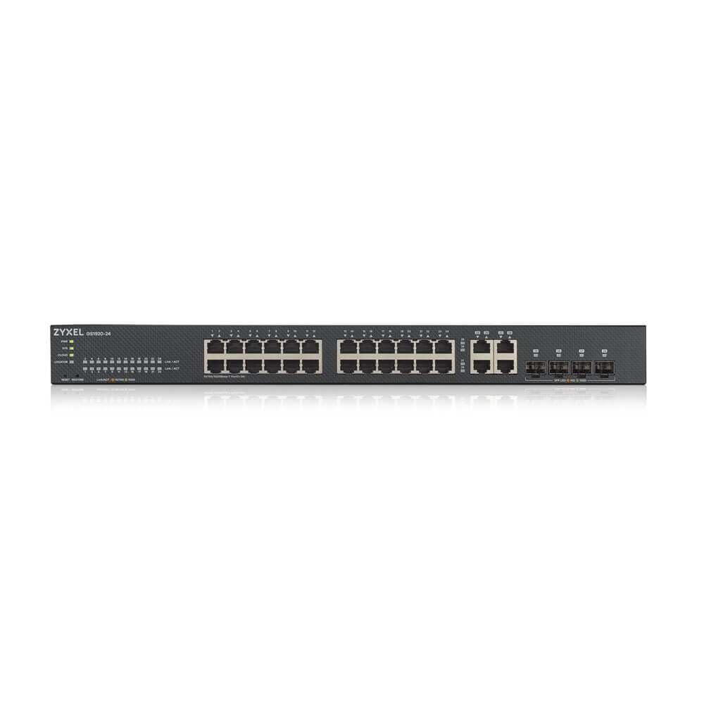 Zyxel GS1920-24V2 Managed Gigabit Ethernet (10/100/1000) Black