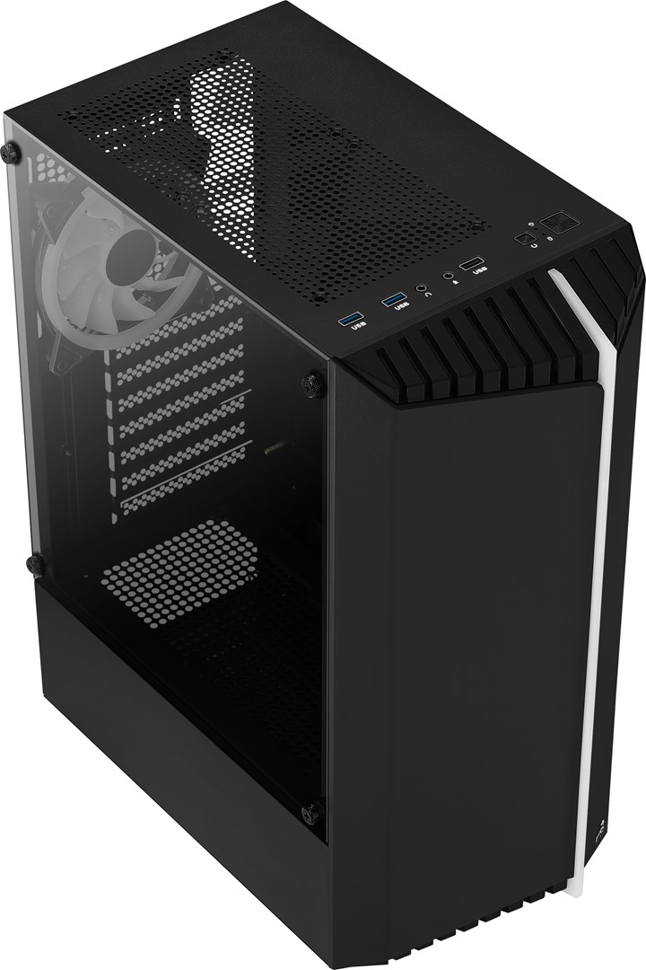 Computer case Aerocool Bionic Midi Tower Black