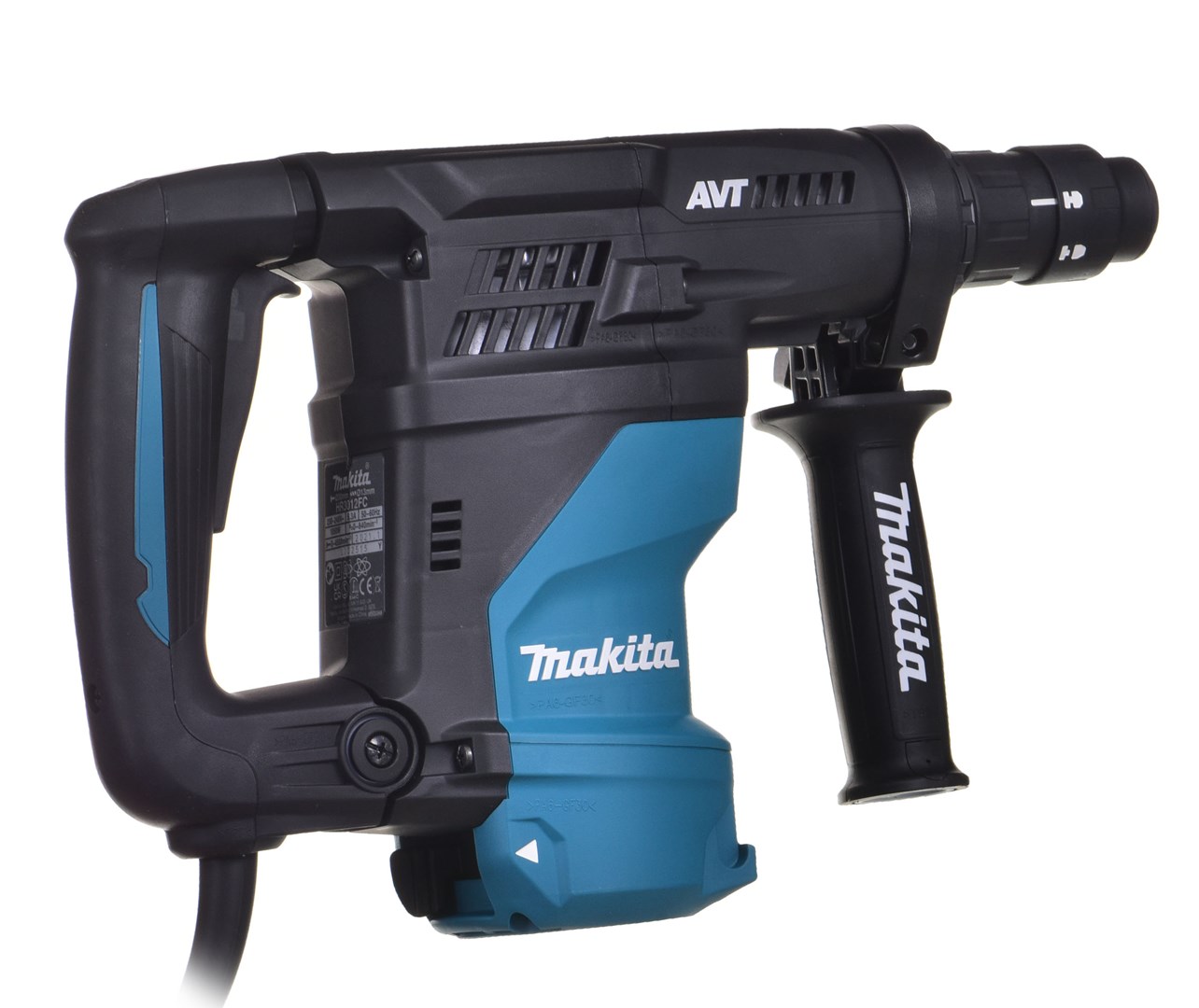 MAKITA HR3012FCWJ rotary hammer SDS-Plus 3 9J 1050W AVT MAKPAC Black  Blue