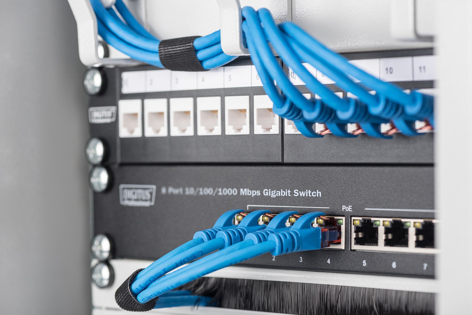 Digitus 8-Port Gigabit Switch, 10 inch, Unmanaged