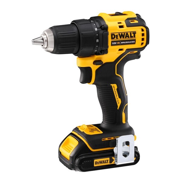 DeWALT DCD708S2T drill Keyless Black Yellow