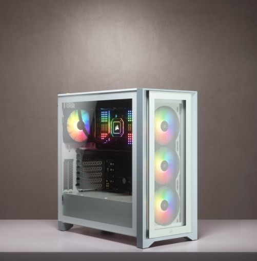 Corsair iCUE 4000X RGB Midi Tower White