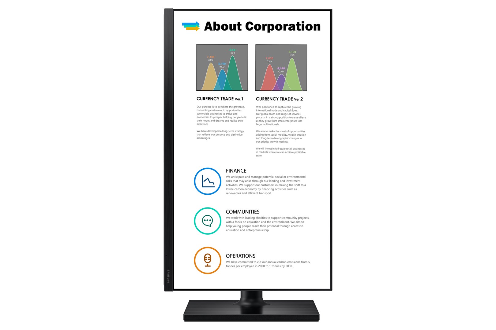 Samsung T45F computer monitor 61 cm (24") 1920 x 1080 pixels Full HD LED Black