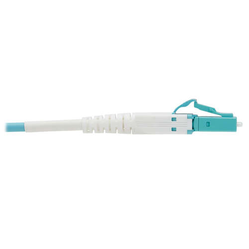 Tripp Lite N821-100M-AQ-AR 100G Duplex Multimode 50/125 OM4 Armored Fiber Optic Cable (LC/LC Duplex M/M), LSZH, Aqua, 100 m (328 ft.)