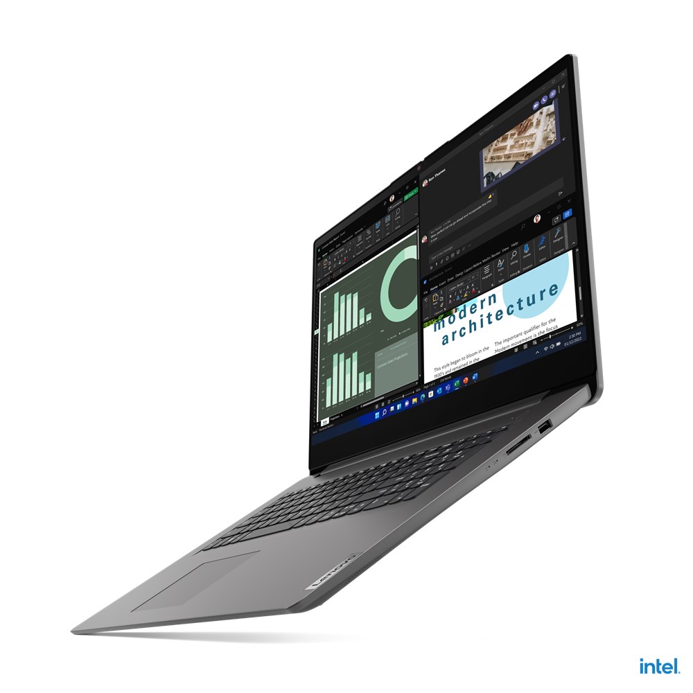 Lenovo V17 G4 IRU Intel® Core™ i7 i7-1355U Laptop 43.9 cm (17.3") Full HD 16 GB DDR4-SDRAM 512 GB SSD Wi-Fi 6 (802.11ax) Windows 11 Pro English Grey