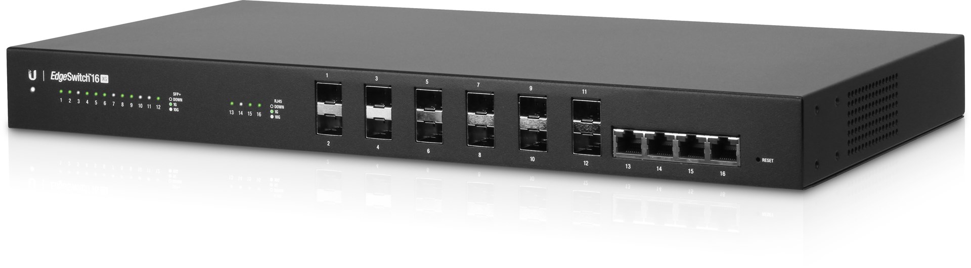 Ubiquiti ES‑16‑XG Managed 10G Ethernet (100/1000/10000) 1U Black