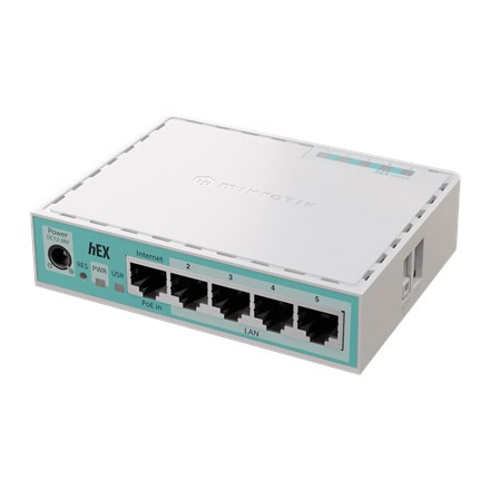 Mikrotik hEX wired r...