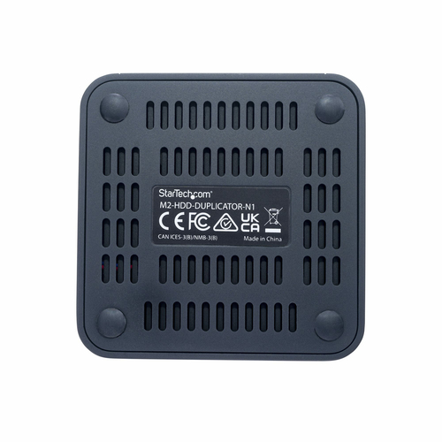 StarTech.com 1:1 M.2 NVMe Drive Duplicator, Standalone M.2 SSD Cloner/Copier up to 90GBpm, USB 3.2 20Gbps M.2 Dual-Bay Drive Dock, USB-C/A Cables Included