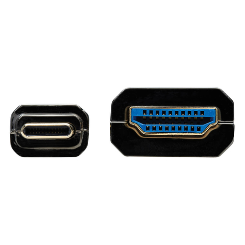 Tripp Lite U444F3-15M-H4K6 High-Speed USB-C to HDMI Fiber Active Optical Cable (AOC) - UHD 4K 60 Hz, HDR, CL3 Rated, Black, 15 m (49 ft.)