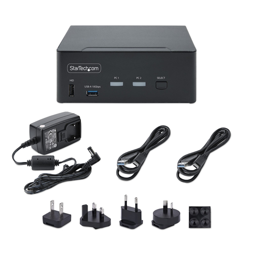 StarTech.com P2CDD143-KVM-SWITCH KVM switch Black