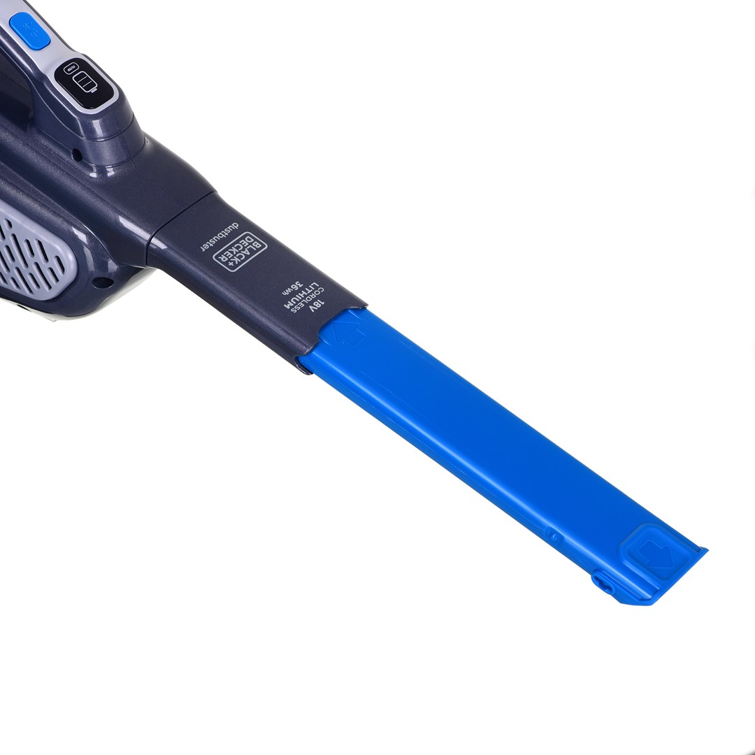 Black & Decker BHHV520BF handheld vacuum Black Blue Silver Bagless